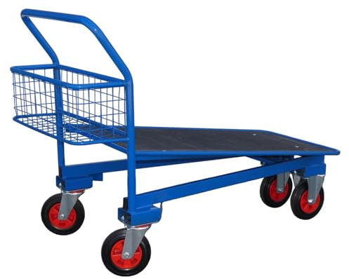 LiftMate Heavy Duty Platform Trolley, Cash & Carry Cart, 500kg Capacity, Nesting Stock Trolley