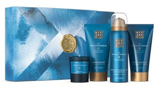 RITUALS Geschenkbox The Ritual of Hammam, S | Geschenkset bestehend aus 4 Körperpflegeprodukten mit Eukalyptus und Rosmarin | Reichhaltig und erfrischend, Blau