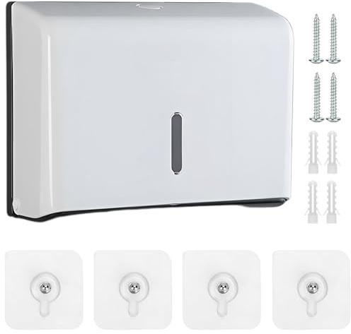 Multifold Handtuchspender, Wandmontage, Z-Falz, Papierhandtuchspender für Hotel, Restaurant, Büro, Zuhause, für 200 Papierhandtücher