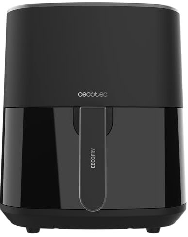 Cecotec Freidora de Aire de 5,5L Cecofry Fantastik 5500 Essential. 1500W, Tecnología PerfectCook, Digital y Táctil, Regulable 80-200ºC, 9 Modos, Temporizador 60 min, Protección Sobrecalentamiento