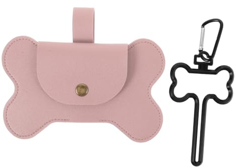 Abaodam Distributore Portatile per Sacchetti di Rifiuti per Cani Clip Dispenser Riutilizzabile per Sacchetti di Pulizia Accessori per Passeggiate Cani