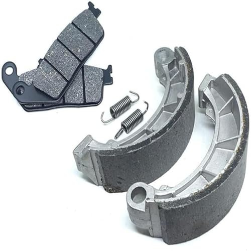 Per Honda Shadow 600 Vt600 Pc16 Pc21 1993-2001 Nv600c Steed 1993-1996 Pastiglie freno anteriori e posteriori per moto con molle Set ganasce freno Semi-metalliche a basso rumore