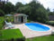 Unbekannt Ovalformbecken Set 4,5x2,5x1,2 Ovalpool Ovalschwimmbecken Filter Leiter Vlies