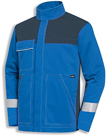 Uvex Protection Perfect Multifunction Herren-Arbeitsjacke - Blaue Männer-Bundejacke - Multifunktionale Schutzbekleidung 60/62