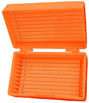 Mikroskop Patho logische Gleit box, kann 10 Objektträger/Box halten, PP Kunststoff Patho logische Gleit box Mikroskop Glas halter Schieber box Lagerung für Labor, Experiment zubehör.