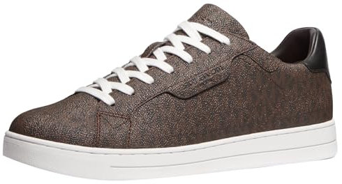 Michael Kors Keating Herren-Sneaker mit Schnürung, Braun, 45.5 EU
