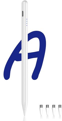 Stylus Stift für A11+/A11/A9+/A9 Tablet Power-Display - POM Feder Magnetic Tablet Pen Kompatibel Mit Samsung Tab A11+/Huawei/Lenovo/Mi/Vivo und Anderen Tablets und Smartphoness (Weiß)