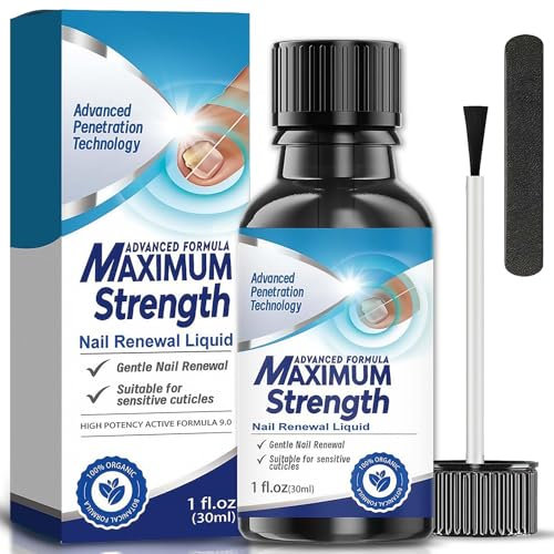 Nail Fungal Treatment, Premium Nail Care Liquid - Extra Strong Formula with Tea Tree Extract, to Help Improve Discolored & Thick Nails, Restore Natural Shine