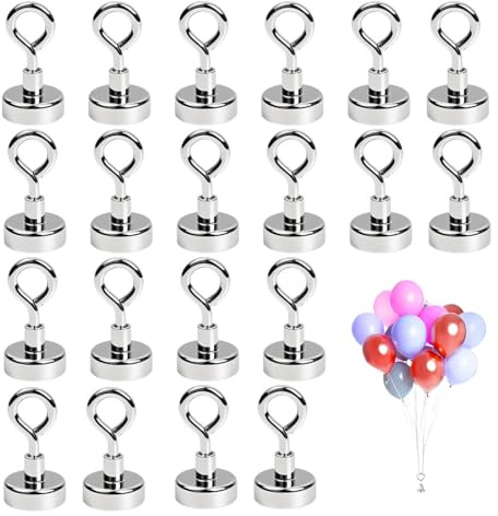 UYVPAER Paquete De 20 Globos De Peso Para Globos De Helio, Peso Para Globos, Peso Reutilizable Para Fiestas, Bodas, Cumpleaños, Navidad