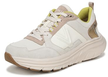 Vionic Women's Walk MAX Skyline Sneaker, Ivory Metallic Leather, 5.5 UK
