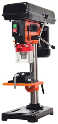Taladro de Columna, Taladro Prensa Oscilante De 8 Pulgadas Tipo De Mesa Taladro Prensa Oscilante Seguro De 5 Velocidades Taladro Oscilante, Máquina Perforadora, Maquinaria Y Accesorios