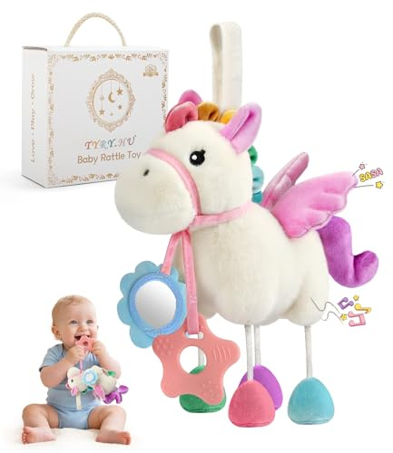 TYRY.HU Baby Pram Toy Rattle Horse Sensory Developmental Toy