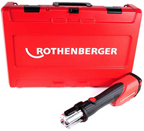 Rothenberger ROMAX 4000 - Pressatrice elettrica a batteria agli ioni di litio, 18 V, in valigetta per il trasporto, senza batteria, senza caricatore
