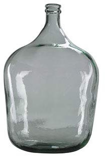 Garrafa Damajuana Lisa 34L Vidrio Reciclado (Transparente)