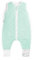 Ehrenkind® Babyschlafsack | Bio-Baumwolle | Babyschlafsack für das ganze Jahr | Größe 70 Farbe Mint mit weißen Sternen