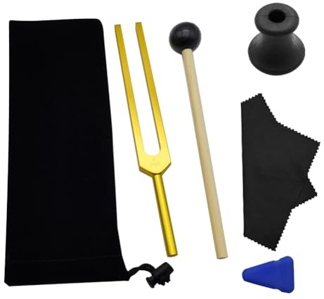 Junterone F 285 HZ Stimmgabel-Set, Aluminiumlegierung-Stimmgabel Zur Heilung der Chakren, für Perfekte Harmonie Von Körper, Geist und Seele