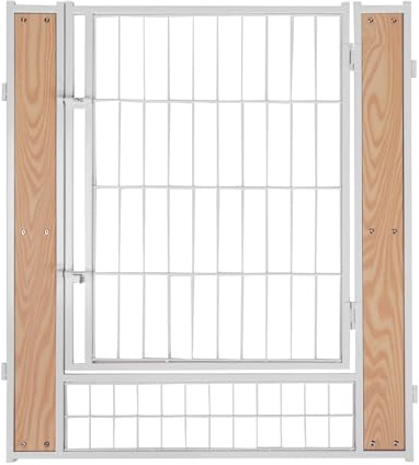 Corralito resistente para perros de 32 pulgadas de altura, recinto de valla para mascotas para interiores y exteriores, para perros medianos y pequeños, corral plegable para ejercicios para cachorros,