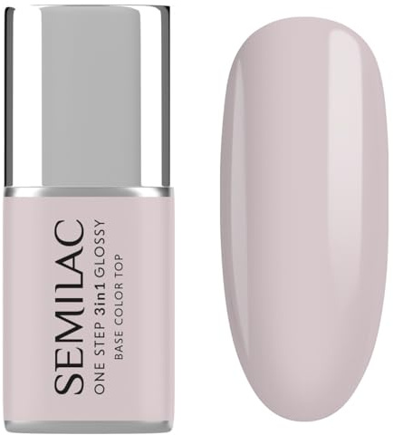Semilac UV Nagellack 3in1 One Step Glossy S610 Barely Pink 7 ml