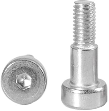Tornillos de hombro con cabeza hueca hexagonal Pernos de hombro con casquillo de acero inoxidable Pernos de hombro con casquillo M2-M10 Tornillo escalonado(8mm,M6 (D8mm) 5pcs)