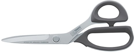 KAI Premium forbici microdentate in aramide con una lunghezza totale di 24 cm della serie 7000 - acciaio inossidabile AUS8A con 58 HRC, forbici universali in aramide dal Giappone di altissima qualità
