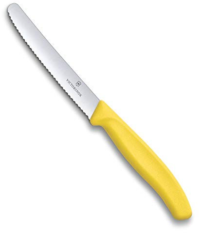 Victorinox SwissClassic Coltello, Acciaio Inossidabile, Giallo, Madiano