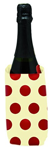 Vin Bouquet FIV 180 Funda enfriadora, Nailon, Lunares Beige, 14.5 x 20 x 2.5 cm