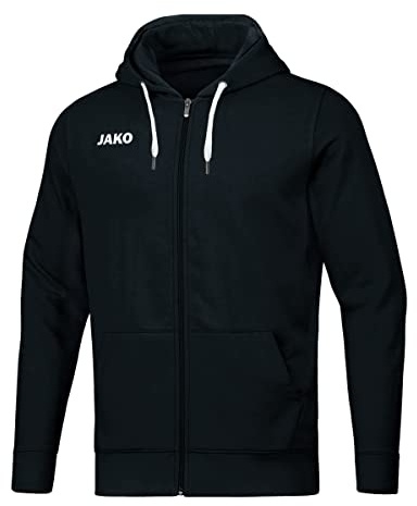 JAKO Herren Kapuzenjacke Base, Schwarz, 3XL