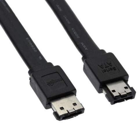 yan 1.5 Ft (0.5 Meter) High Performance eSATA to eSATA 3.0Gbps Shielded Data Cable