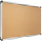 ALLboards Pinnwand mit Aluminiumrahmen 300x120cm, Korktafel Korkwand Pinnwand Kork