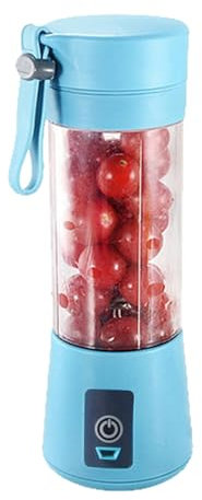 Maizoon Vaso Mezclador Azul Modelo Portátil Carga Rápida USB Vaso Mezclador Seis Cuchillas Rotación Rápida Batido de Frutas y Verduras para el Hogar