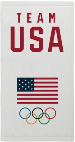 Team USA Winter Olympics 2026 Oversized Cotton Beach Towel, 30 x 60 Inch Large Soft & Absorbent Pool, Bath & Beach Towel (100% Officially Licensed Product) by Franco Collectibles