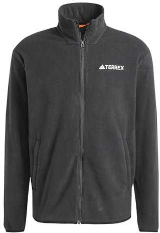 adidas Herren Terrex Multi Essentials Full Zip Fleece Jacket, Black, L