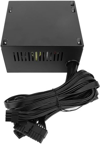 400W ATX -Stromversorgung mit Sicherheitsfunktionen, 12 cm Kühllüfter, Intelligente Temperatursteuerung für Desktop -Computer -Stromversorgung, Aluminiumlegierungsmaterial,