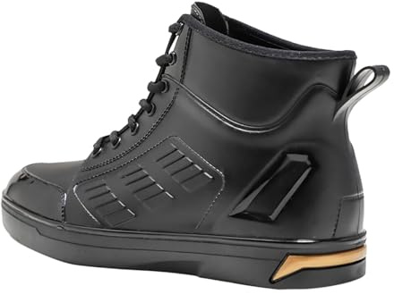 Generisch Herren Wasserdicht Gummischuhe Regenschuhe Fashion Arbeitsschuhe Bequeme Gartenschuhe Safety Angelschuhe Leichtgewichts Schlupfschuhe Flache Outdoorschuhe Rain Schuhe Freizeitschuhe