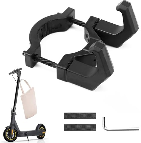 LIULINY Juego de Ganchos de Transporte para Scooter Eléctrico, Gancho Frontal para Scooter Eléctrico, Accesorios para Patinete, para Bicicletas, Bicicletas de Montaña Cubrir Diversas Necesidades