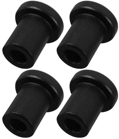 OHPHCALL Entretoises Porte de Grange Coulissante en Acier au Carbone, Lot de 4 Pinces de Serrage Métalliques pour Rails Plats, Accessoires de Réparation et Fixation pour Portes de Ferme