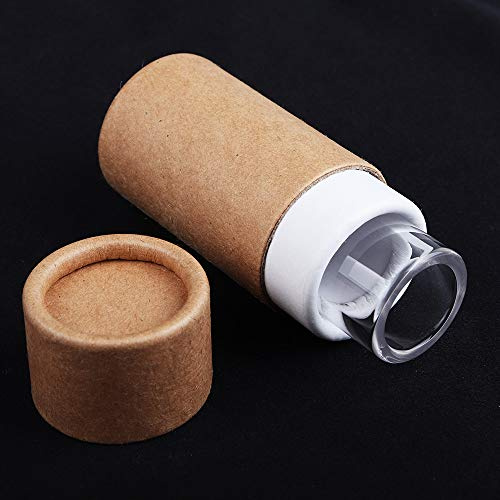 Mr.Power Guitar Slide Glass Slides Finger Knuckle Slider 60mm Tube for Electric Acoustic with Box (1 Pcs)