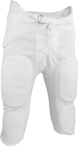 Sports Unlimited doppelgestrickte integrierte Fußballhhose für Erwachsene - Weiß - X-Groß