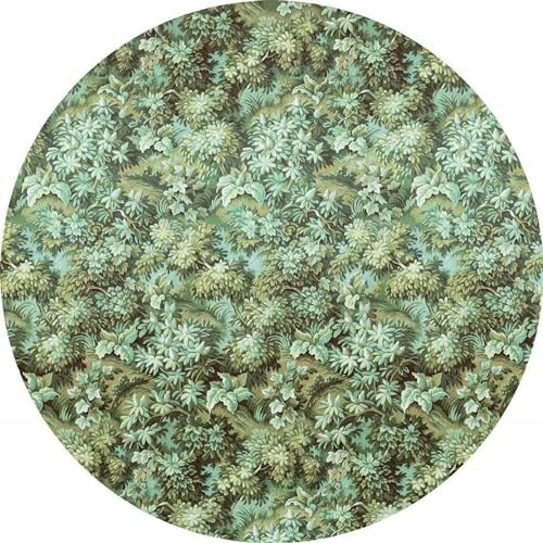 Komar DOT rund och självhäftande fleece fototapet grön – Ø diameter 125 cm – 1 styck – tapet, dekoration, väggtapet, väggmålning, väggbeläggning, designtapet – D1-024