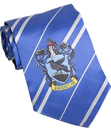 Funidelia Corbata Oficial Ravenclaw Harry Potter para hombre y mujer. Incluye: Corbata de 145 cm de largo. Accesorios de disfraces para adultos - Traje para adultos para fiestas, Carnaval y Halloween
