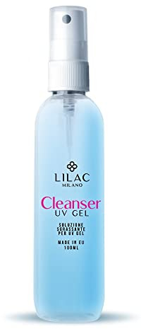 Lilac Milano - Cleaner Per Smalto Gel, Cleanser Sgrassatore Trattamento Pre e Post Applicazione, Multiuso Per Igenizzare Le Unghie e Rimuovere I Residui. Made In Italy (Cleanser spray 100ml)