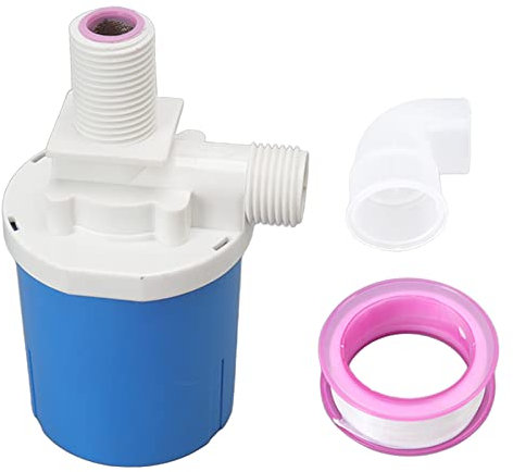 Hztyyier Vanne à Flotteur Automatique, Vanne de Contrôle du Niveau d'eau Intérieure Anti-Fuite pour Réservoir d'eau (G3/4 Entrée supérieure intégrée)