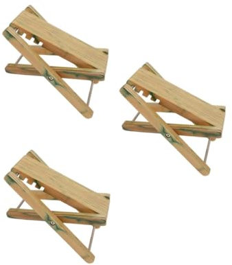 Healeved 3 Stück Gitarren Fußhocker Tragbarer Hocker Fußstütze Tritthocker Faltbare Fußstütze Maniküre Fußstütze Nagel Tech Stühle Nagelstuhl Musikhocker Verstellbare Fußstütze