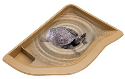 Generisch Cuenco De Agua Reptiles,Reptiles Bañadores | Gran Cuenco De Estanque Paisajístico para,Tortuga
