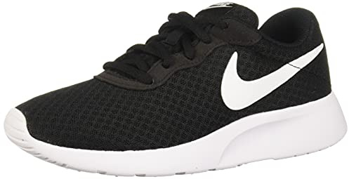 Nike Damen WMNS Tanjun Sneaker, Schwarz (Schwarz/Weiß), 37.5 EU, 812655