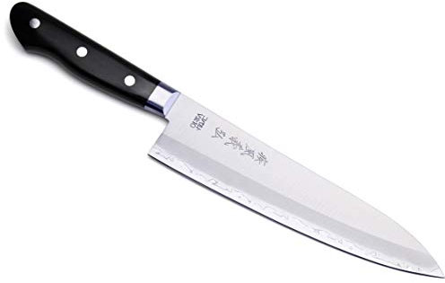 Yoshihiro VG-1 acero oro Gyuto japonés cuchillo de chef 7 (180 mm)