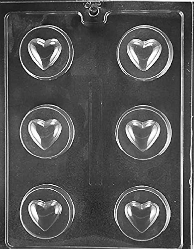 Grandmama's Goodies V158 Heart Cookie Chocolate Candy Soap Mold with Exclusive Molding Instructions