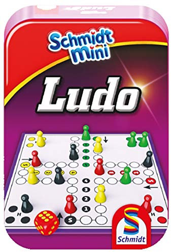 Schmidt - Ludo small Brettspiel - ab 6 Jahren - für 2 bis 4 Spieler - SCH-88179