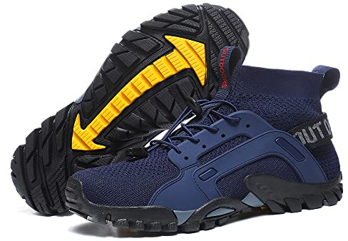 Treer Unisex Chaussures Aquatiques Chaussures Aquatiques Homme Femme Barefoot Shoes à Séchage Rapide Chaussures Barefoot Chaussure de Sport Nautique, Plage, Surf, Yoga, Escalade, Cyclisme, Randonnée