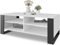 Meble Pitus Couchtisch - Wohnzimmertisch Modern - Couchtisch mit Stauraum 90 x 50 x 50cm - Tisch für Wohnzimmer - Weiß